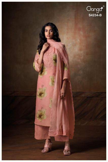 Ganga janelle 4234  Dress material market near me